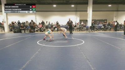 70 lbs Consi Of 4 - Oscar Ormond, NC vs Kayden Thompson, WV