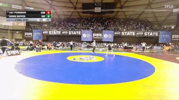 Girls 3A 105 lbs Cons. Semi - Denni Bippes, University (Girls) vs Lily Foreman, Hermiston (Girls)