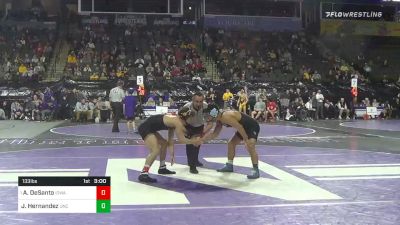 133 lbs Prelims - Austin DeSanto, Iowa vs Jaime Hernandez, North Carolina