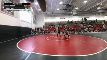 135 lbs Champ. Round 2 - Violet Gray, Central-GJ vs Aniela Flores, Pomona