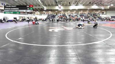 285 lbs Quarterfinal - Caleb Pruitt, Reinhardt University (GA) vs Jordan Sommers, Keiser University