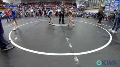 76 lbs Semifinal - Paisley Jones, Tecumseh Youth Wrestling vs Ryker Johnson, Division Bell Wrestling