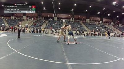 133 lbs Cons. Round 3 - Zac Bosken, Reinhardt University (GA) vs Brock Conley, Defiance College