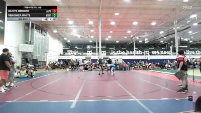 150 lbs Rr Rnd 3 - Olivya Kroope, Alpha Girlz vs Veronica White, Central Pennies