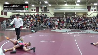 PW-13 lbs Quarterfinal - Watson Canterbury, LMWC vs James `jj` Orr, DC Elite