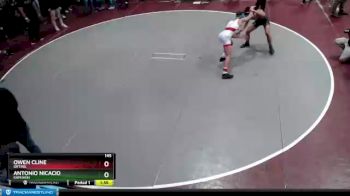 145 lbs Champ. Round 2 - Antonio Nicacio, Kamiakin vs Owen Cline, Orting