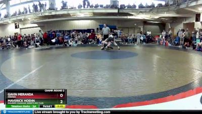 86 lbs Champ. Round 2 - Maverick Hoehn, Maurer Coughlin Wrestling Club vs Gavin Meranda, Indiana