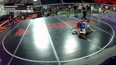 132 lbs Semis - Kellen Garbett, Idaho vs Cooper Bain, Oregon