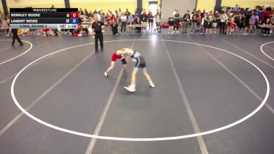 105 lbs Cons. Round 2 - Berkley Boeke, IA vs Landry Weiss, SD