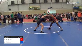 70 kg Consi Of 8 #1 - Kenan Carter, Virginia Beach Regional Training Center vs Cross Cannone, Wartburg