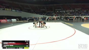 3A-113 lbs Champ. Round 1 - Lyosha Mitchell, Creswell vs Thomas Winn, Burns