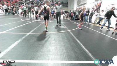 70 lbs Quarterfinal - Hayden Wenetshlager, Salina Wrestling Club vs Dugan Allen, Barnsdall Youth Wrestling