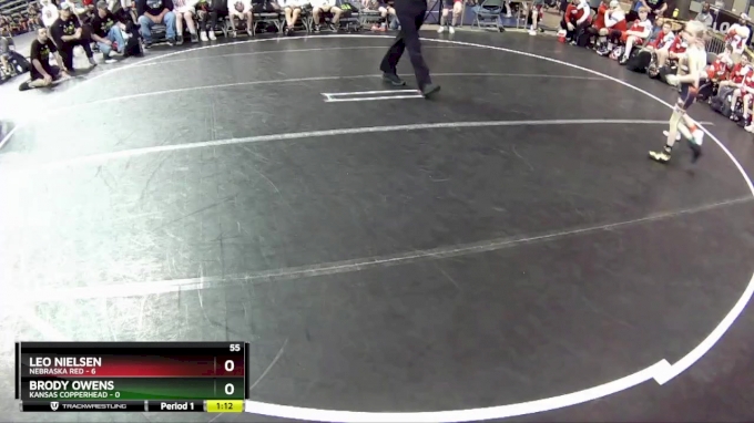 55 lbs Round 1 (6 Team) - Brody Owens, Kansas Copperhead vs Leo Nielsen ...