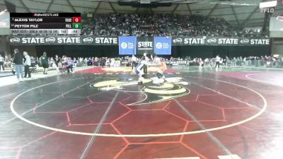 Girls 1B/2B/1A 190 Cons. Round 2 - Alexis Taylor, Tekoa-Rosalia (Girls) vs Peyton Pilz, Pe Ell (Girls)
