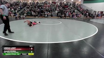 90 lbs Quarterfinal - Mason Rivera, WR - Topeka Blue Thunder vs Joshua Laney, Terminator Wrestling Academy