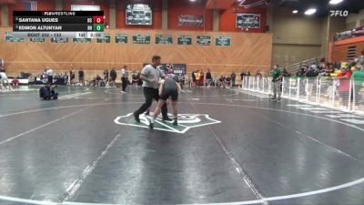 133 lbs Semifinal - Santana Ugues, Bakersfield College vs Edmon Altunyan, Rio Hondo College