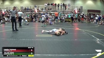 80 lbs Round 4 (6 Team) - Owen Thomas, Illinois KIA vs Talon Oaks, Beast Mode WA