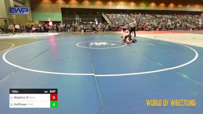 70 lbs Semifinal - Luis Madera IV, NexGen Regional Training Center vs Jaxon Huffman, Team Tulsa Wrestling Club