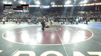 175 lbs Quarterfinal - Oakley Maddox, Malad vs Ryan Lewis, Middleton