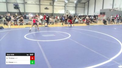 123 lbs Semifinal - Amayah Tristan, Victory Wrestling-Central WA vs Korie Giese, NW Spartans