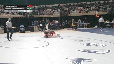 155 lbs Cons. Round 2 - Sophie Cobb Carrasco, Patuxent vs Reese Butler, North County