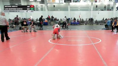 112 lbs Round Of 16 - Michael Menyo, Smittys Wrestling Barn vs Luis Martinez-Garcia, North Providence