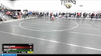144 lbs Champ. Round 2 - Grant Harris, Hortonville vs Brayden Loehr, Kewaskum