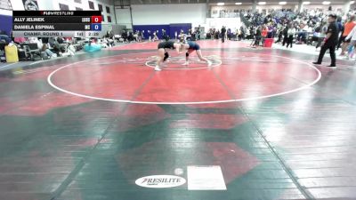 124 lbs Champ. Round 1 - Ally Jelinek, Lindenwood University vs Daniela Espinal, Montreat