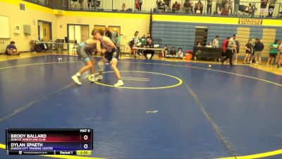 150 lbs Champ. Round 1 - Brody Ballard, Bobcat Wrestling Club vs Dylan Spaeth, Kansas City Training Center