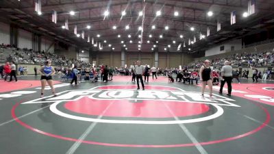 140 lbs Champ. Round 1 - Madalee Arnold, Harrah vs Ariel Biggs, Fort Osage