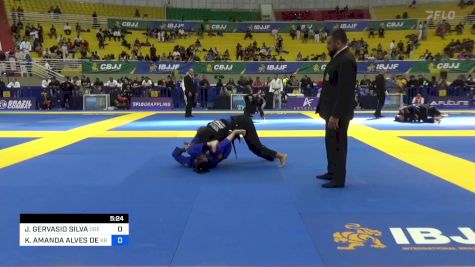 JULIA GERVASIO SILVA vs KETLEY AMANDA ALVES DE SOUZA 2023 Brasileiro Jiu-Jitsu IBJJF