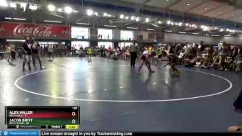 125 lbs Quarters & 1st Wb (16 Team) - Alex Miller, NOLA Gold vs Jacob Britt, NOLA Black