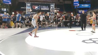 132 lbs Champ. Rd Of 128 - Kaleb Pratt, Illinois vs Sammy Sanchez, Wyoming