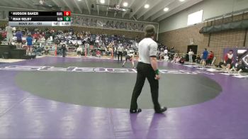 120 lbs 1st Place Match - Hudson Baker, Rawlins vs Rian Selby, Glenrock