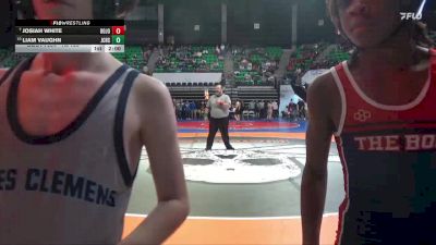 7A 106 lbs Champ. Round 1 - Josiah White, Bob Jones vs Liam Vaughn, James Clemens HS