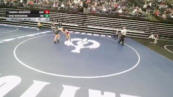 4A 100 lbs Quarterfinal - Ximena Melendez, Mountain View vs Evie Winterton, Pine View