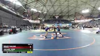 4A 182 lbs Quarterfinal - Brady Malone, Issaquah vs Michael Ager, Rogers (Puyallup)