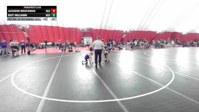 10U True Beginner - 75.6-80.2 Champ. Round 3 - Greyson Beckwith, Stoughton Viking Wrestling Club vs Jaxson Pekarske, Waunakee Wrestling Club