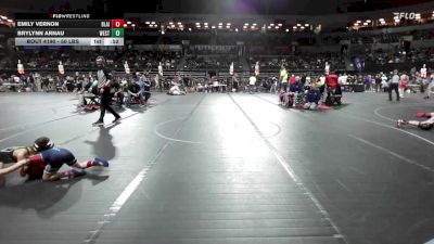 50 lbs Semifinal - Emily Vernon, Blairstown Wrestling Club vs Brylynn Arnau, West Milford