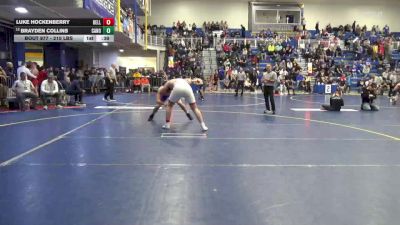 215 lbs Consy 5 - Luke Hockenberry, Bellefonte vs Brayden Collins, Canon-McMillan