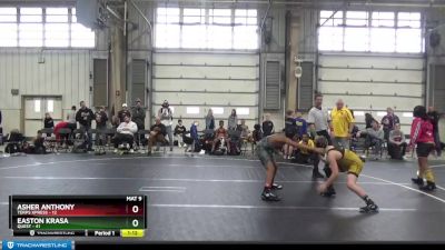 110 lbs Round 2 (6 Team) - Asher Anthony, Terps Xpress vs Easton Krasa, Quest