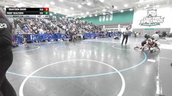 113 lbs Champ. Round 2 - Reef Walters, Ventura vs Brayden Barr, Paloma Valley
