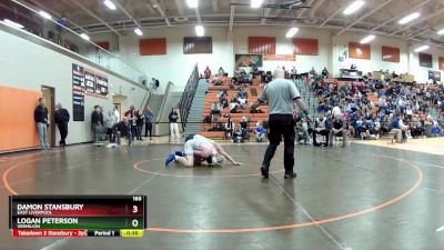 165 lbs Cons. Round 5 - Logan Peterson, Vermilion vs Damon Stansbury, East Liverpool