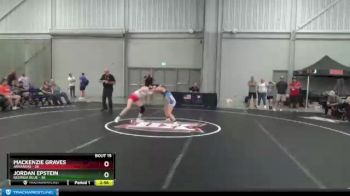 100 lbs Placement Matches (8 Team) - Mackenzie Graves, Arkansas vs Jordan Epstein, Georgia Blue