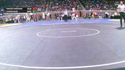 D2-106 lbs Cons. Semi - Trevor Christner, Spring Lake vs Carter Giles, Greenville
