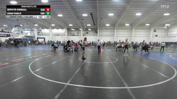 118 lbs Quarterfinal - Zephyr Kimball, Team Tugman vs John Pablo, Providence BTS