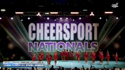 Cheer Florida Allstars - Angels [2026 L1 Youth - Medium - A Day 2] 2026 CHEERSPORT National All Star Cheerleading Championship