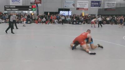 175 lbs Cons. Quarters - Tully Wood, Sebolt Wrestling Academy vs Shea Yudizky, Ranger 47