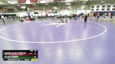 197 lbs Cons. Round 3 - Dylan Meiners, St. Ambrose University vs Jayden Allen-Winston, Indian Hill Community College