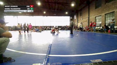 140 lbs Rr Rnd 4 - Brody Johnson, Kiefer Youth Wrestling Club vs Daniel Talamantes, Bristow Elementary Wrestling Club